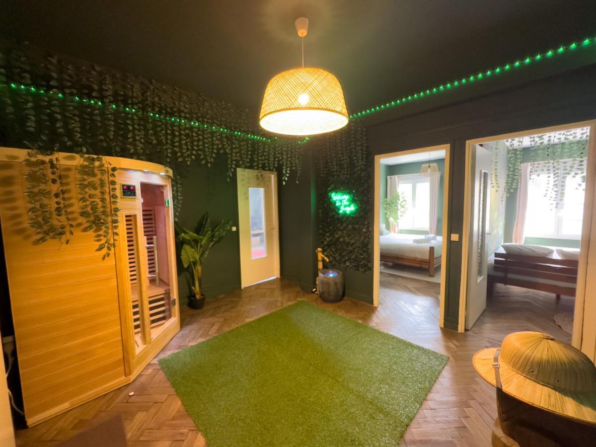 Jungle Urbain- Sauna - Cine - Hamac - Hyper Centre Amiens Exteriér fotografie