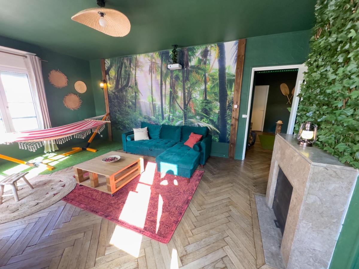 Jungle Urbain- Sauna - Cine - Hamac - Hyper Centre Amiens Exteriér fotografie